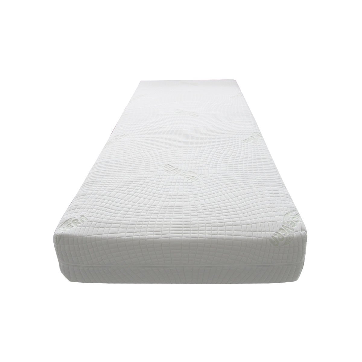 Dinaflex Matelas MÉMOIRE 90X190 Aloe Vera en Dessous du Prix, A Onde 9 Zones Style, Confort Relax ÉPAISSEUR Totale H 21 WATERFOAM Easy Clean, Amovible ET Lavable.15 Ans GARANT. Livraison Gratuite